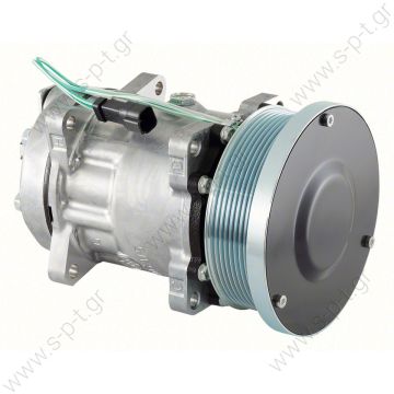 40405231  ΣΥΜΠΙΕΣΤΗΣ CATERPILLAR 24V SD7H15 138 PV8  24V    COMPRESSOR, NEW, SANDEN 7H15, CATERPILLAR, U4726 24V 8PV 133mm, REAR PAD NCSU  Fix R134a Sanden 4487 CATERPILLAR 141-9676   OEM  1149487 - 1416155 - 1419616 - 1769676 - 2180234 - 4487 - 4726   - 