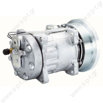 ΚΟΜΠΡΕΣΣΕΡ A/C CATERPILLAR SANDEN SD7H15 24V PV8  4487 SANDEN 7H15  CATERPILLAR, U4737 SANDEN SD7H15 24V PV8   8PV 133MM, REAR PAD   4737 CATERPILLAR OEM 151-5270  ΚΟΜΠΡΕΣΣΕΡ A/C CATERPILLAR SD7H15 132PV8 24V  - 
