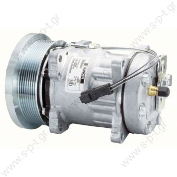 ΚΟΜΠΡΕΣΣΕΡ A/C CATERPILLAR SANDEN SD7H15 24V PV8  4487 SANDEN 7H15  CATERPILLAR, U4737 SANDEN SD7H15 24V PV8   8PV 133MM, REAR PAD   4737 CATERPILLAR OEM 151-5270  ΚΟΜΠΡΕΣΣΕΡ A/C CATERPILLAR SD7H15 132PV8 24V  - 