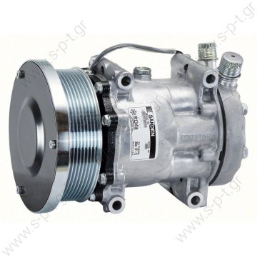 40405378 Compressors  Caterpillar OE: 4698 - AG522391 - RE68372 COMPRESSOR, SANDEN SD7H15 4698 LIEBHERR, 12V 133mm 8PV R134a VERT O-RING, DIRECT MOUNT NCSU   - 