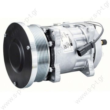 ΚΟΜΠΡΕΣΣΕΡ A/C CATERPILLAR SANDEN SD7H15 24V PV8  4487 SANDEN 7H15  CATERPILLAR, U4737 SANDEN SD7H15 24V PV8   8PV 133MM, REAR PAD   4737 CATERPILLAR OEM 151-5270  ΚΟΜΠΡΕΣΣΕΡ A/C CATERPILLAR SD7H15 132PV8 24V  - 