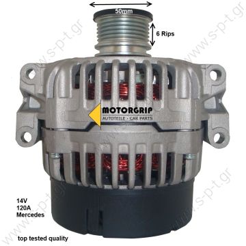 0123510082   BOSCH ΔΥΝΑΜΟ   0123510107   12V 120 Amp    MERCEDES-BENZ CLASSE C w202 s202 200 220 CDI 14v 120a-  Pul PV6X50  Mercedes / Ssangyong Frame Number:   0123510082 Lucas LRA01861 Hella CA1481 Mercedes Various Models