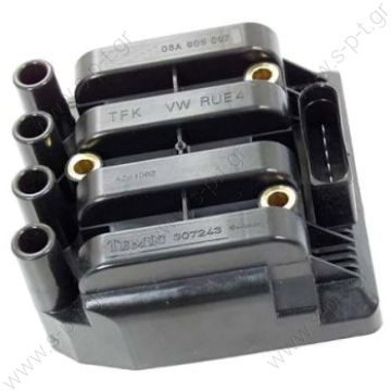 138438 ΠΟΛΛΑΠΛΑΣΙΑΣΤΗΣ    VW New Beetle Bora GOLF4 GOLF5 Jetta Touran / NGK made ignition (06A905097)  Εργοστάσιο	Κωδικός AUDI	06A905097 AUDI	06A905104 VAG	06A905097 VAG	06A905104 VW	06A905097 VW	06A905097A VW	06A905104 - 