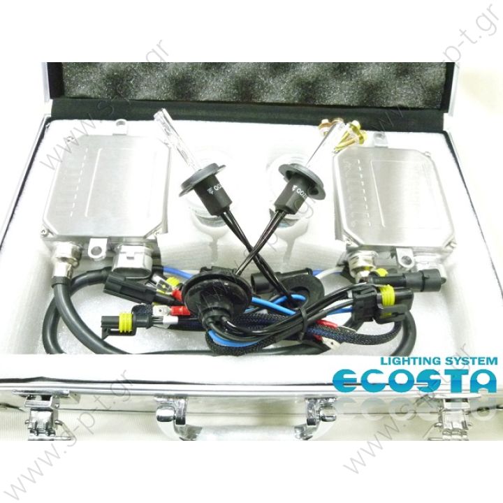 ECOSTA  ΣΕΤ ΛΑΜΠΕΣ    made HID kit H7-B Single / Short (6000K / 8000K) 