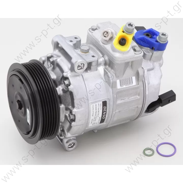1K0820859C ΣΥΜΠΙΕΣΤΗΣ VW GOLF 5, AUDI A3     1K0-820-859S    DCP 32045 ΚΟΜΠΡΕΣΣΕΡ  A/C    40440103   COMPRESSOR DENSO COMPLETE       DCP32045  1K0820859C    Compressor Denso complete TYPE : 7SEU17C     1K0820859C   VW Golf V Series Sanden PXE14