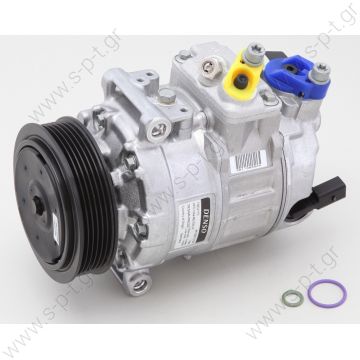 40440103   ΣΥΜΠΙΕΣΤΗΣ A/C   AUDI A3 II Serie  DCP32045  ΚΟΜΠΡΕΣΣΕΡ  A/C DENSO   TYPE : 7SEU17C     447190-7950 Compressor A / C Denso 7SEU17C; 109 mm; PV6; 12V; IN; Audi A1; A3;   1K0820803F , 1K0820859E , 1K0820859M , 1K0820859S , 4B0260805H    40440103   ΣΥΜΠΙΕΣΤΗΣ A/C   AUDI A3 II Serie  DCP32045  ΚΟΜΠΡΕΣΣΕΡ  A/C DENSO   TYPE : 7SEU17C     447190-7950 Compressor A / C Denso 7SEU17C; 109 mm; PV6; 12V; IN; Audi A1; A3;   1K0820803F , 1K0820859E , 1K0820859M , 1K0820859S , 4B0260805H