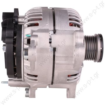 0124525545,   BOSCH ΔΥΝΑΜΟ VAG 12V 140A  VW GOLF VI 1,2 TSI  VW GOLF PLUS (5M1, 521) 1.2 TSI 11 / 09-> 02/14 105 HP Audi A3 1.2 Tfsi   VW TIGUAN   SKODA 03F 903 023 D (03F903023D)  AUDI  A1/A3/FABIA 1.6/2.0TDI 140A 56PVF6 [Lin2-D] - 