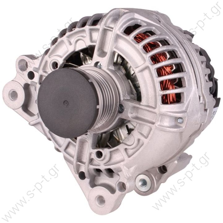 0124525545,   BOSCH ΔΥΝΑΜΟ VAG 12V 140A  VW GOLF VI 1,2 TSI  VW GOLF PLUS (5M1, 521) 1.2 TSI 11 / 09-> 02/14 105 HP Audi A3 1.2 Tfsi   VW TIGUAN   SKODA 03F 903 023 D (03F903023D)  AUDI  A1/A3/FABIA 1.6/2.0TDI 140A 56PVF6 [Lin2-D]