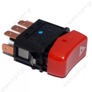 6ΗΗ004175021  HELLA ΑΛΑΡΜ    ALARM MERCEDES   LΚ/ΜΚ/SK   6ΗΗ004175021    M-B Truck Hazard Warning Switch Part Number.:0055459224 0075453824 3865457024   01.42.020 0142020 24470 0075453824 460638 6HH00475-021    - 