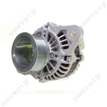 A004TR5391   MITSUBISHI    ΔΥΝΑΜΟ  VOLVO    28 V  110 A  8PV     5001867214 5001868213  7711497533 8200795452   Renault Magnum E.Tech Kerax 440 460 480 500 520 DXi13 John Deere   Volvo Renault John Deere, OEM: A4TR5591, Bosch No: 0986049350 - 