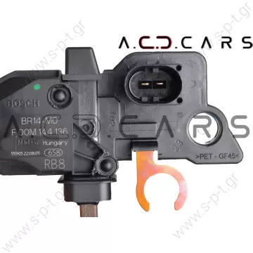 BOSCH F 00M 145 350 Regulator, alternator BOSCH ΡΥΘΜΙΣΤΉΣ ΓΕΝΝΉΤΡΙΑΣ Regulator, alternator for Audi, VW - 