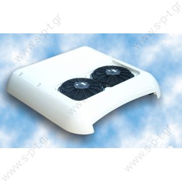 RT 90 ΜΟΝΑΔΑ ΨΥΞΗΣ ΟΡΟΦΗΣ RT 90 - 12V - with solenoid valve Cod.10101057  Electric Absorption: 40 A Voltage: 12 V Weight: 45 Kg Coolant: R134a Cooling capacity: 9,0 kW Controls: Digital Air flow: 900 m3/h RT 90 ΜΟΝΑΔΑ ΨΥΞΗΣ ΟΡΟΦΗΣ RT 90 - 12V - with solenoid valve Cod.10101057  Electric Absorption: 40 A Voltage: 12 V Weight: 45 Kg Coolant: R134a Cooling capacity: 9,0 kW Controls: Digital Air flow: 900 m3/h