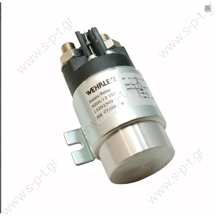 13292300 ΡΕΛΕ ΙΣΧΥΟΣ 12V 300A    12V 300A   High power relay High Performance Relay Applications • Battery switches • Military engineering • Forestry machines • Construction equipment • Floor conveyers industrial Trucks • Airport vehicles