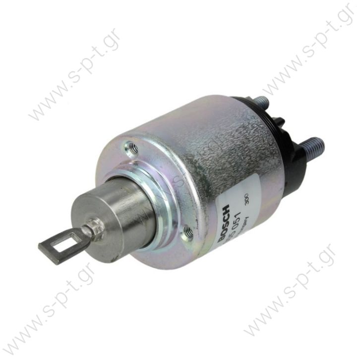 BOSCH 2339305051  ΜΠΟΥΤΟΝ ΜΙΖΑΣ  Magnetic switch, starter BOSCH 2339305051 STARTER MOTOR SOLENOID 12V FOR BOSCH 0001109205, CITROEN, FIAT DUCATO, PEUGEOT BOXER, FORD TRANSIT   STARTER MOTOR SOLENOID  Voltage 12, 