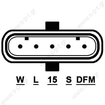 A004TR5391   MITSUBISHI    ΔΥΝΑΜΟ  VOLVO    28 V  110 A  8PV     5001867214 5001868213  7711497533 8200795452   Renault Magnum E.Tech Kerax 440 460 480 500 520 DXi13 John Deere   Volvo Renault John Deere, OEM: A4TR5591, Bosch No: 0986049350 - 