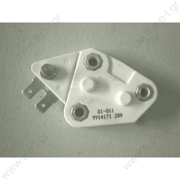 D30 DELCO REMY 27.5V 10/20 / 27SI    ΑΥΤΟΜΑΤΟΣ ΔΥΝΑΜΟΥ   1116404 — Part 24 VOLT  DELCOREMY  ΑΥΤΟΜΑΤΟΣ  ΔΥΝΑΜΟΥ    NEW VOLTAGE REGULATOR 24V Self Exciting 1-Wire Delco 27SI 29SI 30SI Alternator D30S, 1116404, 1116405, 1894460, 1984287, 3T6354 - 