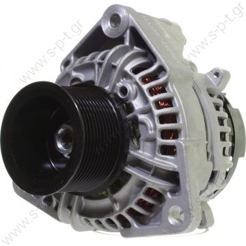 BOSCH 0 124 355 002 (0124355002), Alternator    24V 80A  M/S  ACTROS MERCEDES ACTROS	1996-...MERCEDES ATEGO 2	2004-... LK/LN2	1984-1998   Mercedes Actros Atego Axor Zetros 28V 80A 0124555001 209914 - 