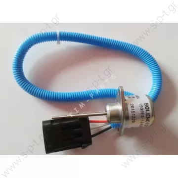 1503ES-12A5SUC9S  ΗΛΕΚΤΡΙΚΟ ΣΒΗΣΤΗΡΙ       Kubota Stop Solenoid 1503ES-12A5SUC9S SA4289T Terminals 3 12V Solenoid     Fuel Shut Down Solenoid For Kubota Replaces SA4289-T, SA4289T, 1503ES-12A5SUC9S  Diesel Solenoid  Application: Kubota 05 series - 
