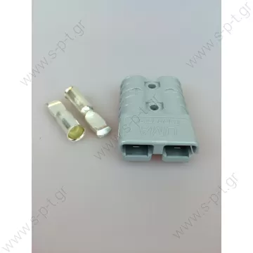 S175  GREY ΠΡΙΖΑ  ΡΕΥΜΑΤΟΣ   ΚΛΑΡΚ  170A  grey  Anderson Connector 175Amp 600V Grey Plug Cable Terminal Battery Power    Description	Plug for coffeemaker  Vergl.-Nr./Ref.: 321.002.000.0 , A 000 824 75 65 , 36.25435-0062 , 32.1002.10.00 - 