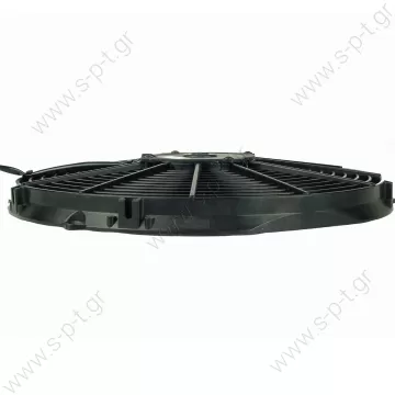 FAN,COND,SPAL 24V-280MM (11), PUSHER , PREMIUM MOTOR - 