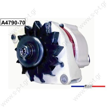 841765   ΔΥΝΑΜΟ VOLVO PENTA MARINE   12V 50A  MARINE VOLVO PENTA   Bukh Volvo Penta 841765, 834625-6 50Amp Volvo Penta Marine AQ115A, AQ120B, AQ125B, AQ165A, AQ170A  Volvo Penta AQ280, AQ290, AQ231A, AQ231B, AQ260A - 