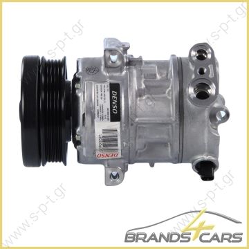 DCP20021   98898 (97898) ΣΥΜΠΙΕΣΤΗΣ OPEL CORSA D, TIGRA   COMPRESSOR - NEW  TSP0155873   Denso 5SL12C; 110 mm; PV5; 12V; V45 °; Opel Vauxhall Corsa    Κωδικός προϊόντος: 6854102 , 6854091  55701200   93190812  Κατηγορία: Συμπιεστές Κατασκευάστης: Denso - 