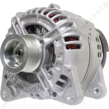 0124525044  BOSCH ΔΥΝΑΜΟ OPEL  VALEO  RENAULT    MEGANE II 1.9dCi 12V 110A PV7 @   OE:	0124525044, 0124525084, 0124525141, 0986046260, 111568, 2310000QAN, 4405286, 443170, 738221001, 8200190721, 8200404300, 8200660035, 9121119, LRA2368 - 
