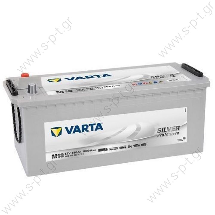 ΠΡΟΣΦΟΡΑ Varta Promotive Silver M18 SHD 680108100 12V/180Ah 1000 A LKW Batterie  Varta Promotive LKW Batterie 12 Volt 180 Ah  LxBxH: 513 x 223 x 223 mm