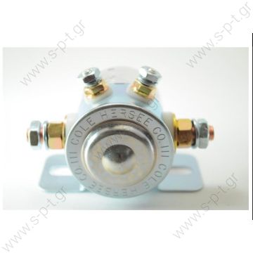 Cole Hersee 12V ΡΕΛΕ ΙΣΧΥΟΣ ΣΥΝΕΧΟΥΣ  Insulated Continuous Duty SPST Solenoid - 24059-08  The Cole Hersee 12V Insulated Continuous Duty SPST Solenoid 24059-08  Rating: 65A at 12V DC. Intermittent rating: 750A make, 100A breakbreak. 10 sec On, 30 min Off. - 