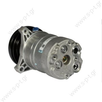 ΣΥΜΠΙΕΣΤΗΣ DELPHI HR6   COMPRESSOR, NEW, DELPHI, KOMATSU WB975, WB97R MANITOU FORKLIFT HR6, 12V, 1A NISU 1136608 ER191178  COMPRESSOR DELPHI (HARRISON) OEM - 205A99 TYPE : HR6 - 
