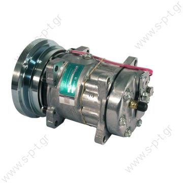 40405145   ΣΥΜΠΙΕΣΤΗΣ CATERPILLAR 24V SD7H15 138 A1 24V   SANDEN 4468  SANDEN,4608-7H15 24 V 140MM 1-A, R134A REAR GM PAD ,D/C CAT Caterpillar 1011759 - 1343997 - 2021759 - 3E1906 - 3E3658 - 4468 - 4604 - 7984 - 7T8600 - 8064 CATERPILLAR OEM# 3E-1908 - 