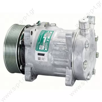 40405043   ΚΟΜΠΡΕΣΕΡ  SANDEN,6091-7H15 24V 132mm 8-V, R134a VERT O-RING STEEL ARMATURE,DUST COVER - 