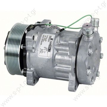 40405137  ΚΟΜΠΡΕΣΕΡ  SANDEN, SD7H15 6008, 24V, 8PV, 119MM, VERT O-RING, EAR MOUNT, R134A   ΣΥΜΠΙΕΣΤΗΣ SANDEN SD7H15 119PV8   24V COMPRESSOR, SANDEN SD7H15 6008 LIEBHERR, 24V 119mm 8PV R134a VERT O-RING, EAR MOUNT, STEEL ARMATURE - 