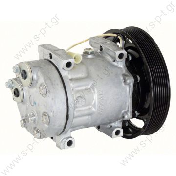 20587125 85000458 SANDEN ΚΟΜΠΡΕΣΕΡ VOLVO FH NEW A/C D13 20587125-84094705-85013654   COMPRESSOR,NEW, SANDEN 7H15, VOLVO FH TRUCK, 24V 8PV 180mm, VERT     COMPRESSOR VOLVO TRUCKS OE: 20587125 - 4324 - 85000458 - 85013654 - 