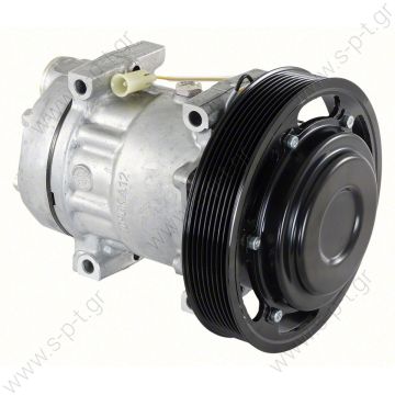 20587125 85000458 SANDEN ΚΟΜΠΡΕΣΕΡ VOLVO FH NEW A/C D13 20587125-84094705-85013654   COMPRESSOR,NEW, SANDEN 7H15, VOLVO FH TRUCK, 24V 8PV 180mm, VERT     COMPRESSOR VOLVO TRUCKS OE: 20587125 - 4324 - 85000458 - 85013654 - 