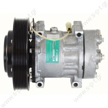 20587125 85000458 SANDEN ΚΟΜΠΡΕΣΕΡ VOLVO FH NEW A/C D13 20587125-84094705-85013654   COMPRESSOR,NEW, SANDEN 7H15, VOLVO FH TRUCK, 24V 8PV 180mm, VERT     COMPRESSOR VOLVO TRUCKS OE: 20587125 - 4324 - 85000458 - 85013654 - 