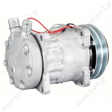 40405001  ΚΟΜΠΡΕΣΕΡ SANDEN SD7H15 12V 2A 125MM      SD 7H15 OR Vertical 12V 5 Connection	7/8" x 3/4" Type	Sanden 7H15 Volume (cc)	270 Ø (mm)	125 Voltage (V)	24 Pulleytype	2 G - A  COMPRESSOR, NEW,SANDEN SD7H15 12V 2A 125MM JD VOR HEAD VOLVO - 