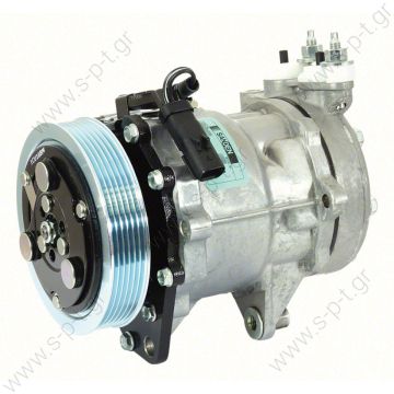 U4852  ΣΥΜΠΙΕΣΤΗΣ SANDEN    SD7H15    55037466AE Sanden 4852 NEW AC COMPRESSOR 2002, 2003, 2004, 2005 JEEP LIBERTY 3.7L- OEM SANDEN  COMPRESSOR,NEW, SANDEN CHRYSLER JEEP CHEROKEE 02' KJ DIRECT MOUNT #U4852 SD7H15 09/01 ON - 