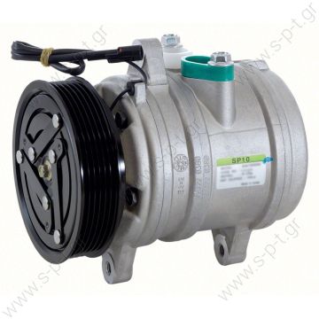 40420009 DELPHI ΚΟΜΠΡΕΣΕΡ A/C  HARRISON SP10 PV6 12V   SP 10 12V 105mm Poly-V 6 Denso SP10 Delphi Compressor OEM# 22E-979-1110 3541139M91   KOMATSU : 22E9791110 LANDINI : 3541139M91, 717638 MASSEY FERGUSON : 3541139M91 MERLO : 040654 ZETOR : 16372954  40420009 DELPHI ΚΟΜΠΡΕΣΕΡ A/C  HARRISON SP10 PV6 12V   SP 10 12V 105mm Poly-V 6 Denso SP10 Delphi Compressor OEM# 22E-979-1110 3541139M91   KOMATSU : 22E9791110 LANDINI : 3541139M91, 717638 MASSEY FERGUSON : 3541139M91 MERLO : 040654 ZETOR : 16372954