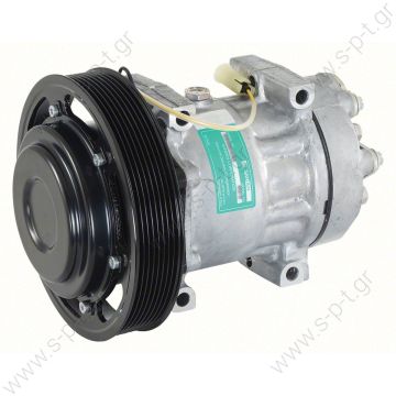 20587125 85000458 SANDEN ΚΟΜΠΡΕΣΕΡ VOLVO FH NEW A/C D13 20587125-84094705-85013654   COMPRESSOR,NEW, SANDEN 7H15, VOLVO FH TRUCK, 24V 8PV 180mm, VERT     COMPRESSOR VOLVO TRUCKS OE: 20587125 - 4324 - 85000458 - 85013654 - 