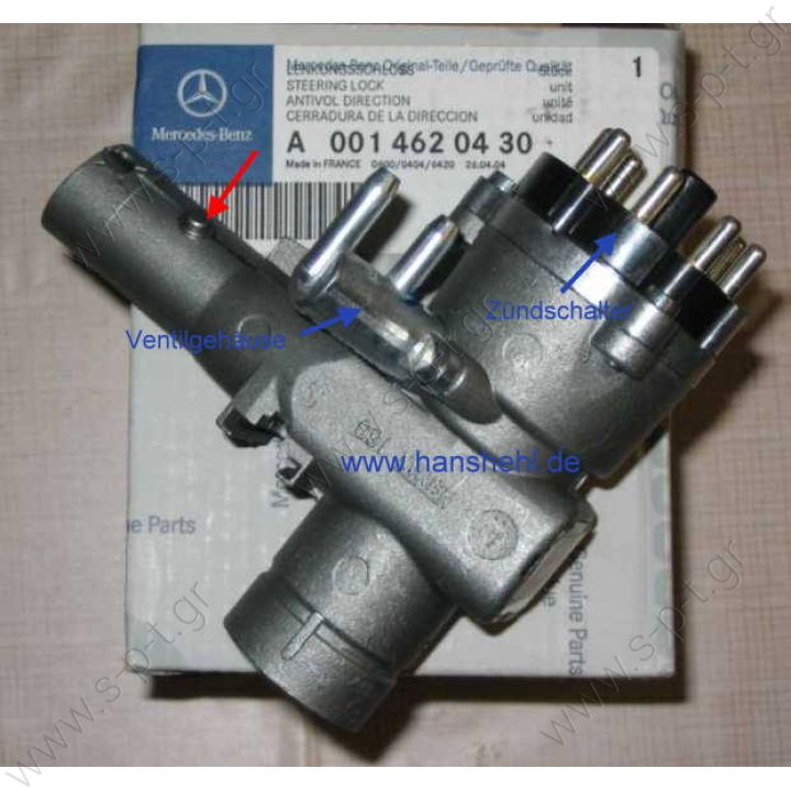 0014620430  ΔΙΑΚΟΠΤΗΣ ΕΚΚΙΝΗΣΗΣ MERCEDES BENZ 0014620430  Διακόπτης Εκκίνησης, Μίζας για Mercedes Benz 240GD, Mercedes Benz 290GD, Mercedes Benz 290GDT. NSN 2920121922640. Mercedes Benz 0014620430.