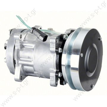 3E1909   SANDEN,4604-7H15   ΚΟΜΠΡΕΣΣΕΡ A/C  CATERPILLAR 24V SD7H15 138 A1 24V   SANDEN,4604-7H15 24V 140mm 1-A, R134a REAR GM PAD  CAT     CATERPILLAR : 3E1909, 3E-1909, 1065122, 106-5122    1065122 - 4479 - 4640 - 4658 - 8058 - 8066 - 8109  - 