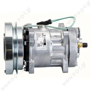 3E1909   SANDEN,4604-7H15   ΚΟΜΠΡΕΣΣΕΡ A/C  CATERPILLAR 24V SD7H15 138 A1 24V   SANDEN,4604-7H15 24V 140mm 1-A, R134a REAR GM PAD  CAT     CATERPILLAR : 3E1909, 3E-1909, 1065122, 106-5122    1065122 - 4479 - 4640 - 4658 - 8058 - 8066 - 8109  - 