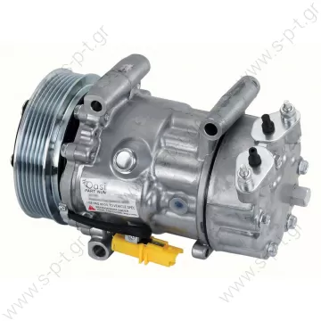 40405277 ΚΟΜΠΡΕΣΣΕΡ A/C    Mini Mini Cooper S 1457-1914   Compressor Sanden SD6V12   1457    / 64522758145 / 64522758433 /  64526942501  Technical Data:  Belt-Ø [mm]: 119 Belt-Type: Poly V6 Compressor-ID: SD6V12 for Manufacturer: Sanden  119mm PolyV6  - 
