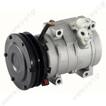 447190-5130 24577-81    DENSO ΚΟΜΠΡΕΣΕΡ A/C   COMPRESSOR,NEW, REPL. DENSO CATERPILLAR WITH 10S17C - 1A 24V H-DUTY DIRECT MOUNT WITH DUST COVER 447190-5130 24577-81    DENSO ΚΟΜΠΡΕΣΕΡ A/C   COMPRESSOR,NEW, REPL. DENSO CATERPILLAR WITH 10S17C - 1A 24V H-DUTY DIRECT MOUNT WITH DUST COVER