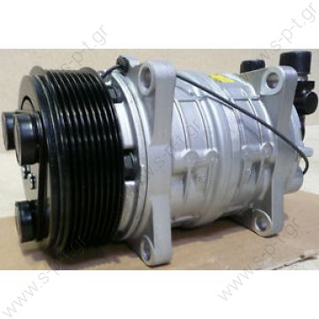 TM16 8PK ZEXEL VALEO   ΣΥΜΠΙΕΣΤΗΣ SELTEC TM16 119PV8 24V V-OR ΚΟΜΠΡΕΣΣΟΡ A/C    COMPRESSOR 12V Compressor - ZEXEL MODEL - TM16 HD OR Vertical 12V Ø119mm Poly-V 8   Compressor Carrier, 2xSPA, Cheetah AC410, 24v (TM16HS) - 