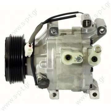 DENSO DCP50011,  ΣΥΜΠΙΕΣΤΗΣ TOYOTA   Compressor, air conditioning COMPRESSOR, TOYOTA COROLLA ZZE122R 12/01-04/07, 4 CYL 1.8i, SCSA06C 6PV 98MM  OE#883101A580 TOYOTA COROLLA	2001-... COROLLA Estate	2001-... COROLLA Saloon	2001- - 