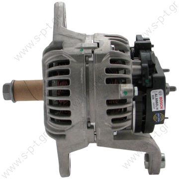 0124525085  BOCSH  ΔΥΝΑΜΟ   12V 160 A  Bosch J180 Trucks 160 amps  0124525085 AL9960LH OEM Bosch  AL9960, Bosch   12V 160A CW 16 lbs 	 0-124-525-085, AL9960, AL9960LH     Caterpillar0R8332, 1259597, 9X6796  Case Tractor 9280 9310 9330 9350 9370 9380      - 
