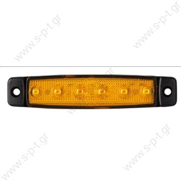 560-0.06/12 - DASTERI,ΦΑΝΟΣ ΟΓΚΟΥ ME 6 LED ΛΕΥΚΟΣ 560   ΦΑΝΟΣ ΟΓΚΟΥ ΜΕ 6 LED KITΡΙΝΟΣ 560    560-0.05/12   LED ΠΛΕΥΡΙΚΟΣ ΦΑΝΟΣ ΟΓΚΟΥ 12V Ή 24V - 