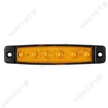 560-0.06/12 - DASTERI,ΦΑΝΟΣ ΟΓΚΟΥ ME 6 LED ΛΕΥΚΟΣ 560   ΦΑΝΟΣ ΟΓΚΟΥ ΜΕ 6 LED KITΡΙΝΟΣ 560    560-0.05/12   LED ΠΛΕΥΡΙΚΟΣ ΦΑΝΟΣ ΟΓΚΟΥ 12V Ή 24V - 